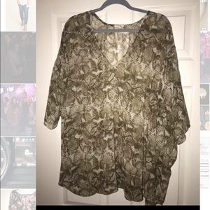 SMYMM Snake skin tunic- Large